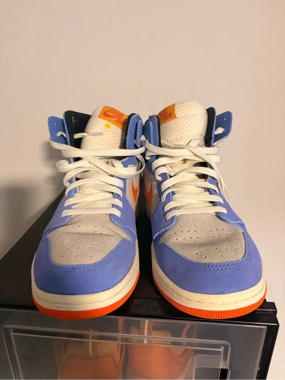 Men’s Jordan 1s Sz 10. Blue and Orange